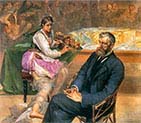 Adam Asnyk with a Muse